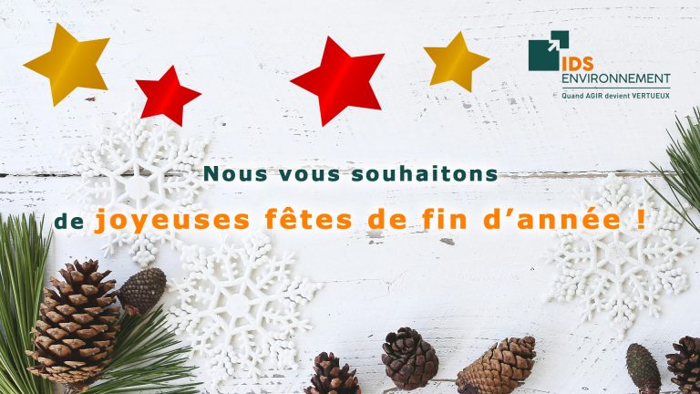 visuel festif souhaitant de joyeuses fêtes